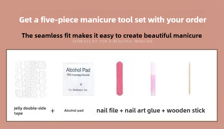 1042- Handmade press on nails fake nails removable