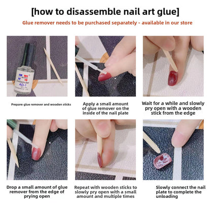 1029- Handmade press on nails fake nails removable
