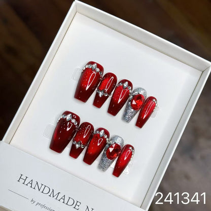 1029- Handmade press on nails fake nails removable