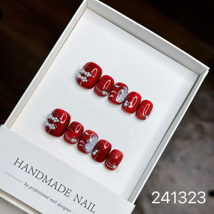 1029- Handmade press on nails fake nails removable