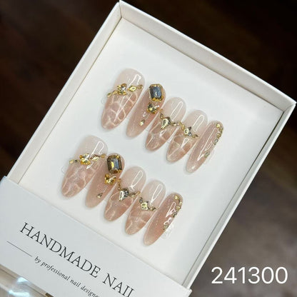 1029- Handmade press on nails fake nails removable
