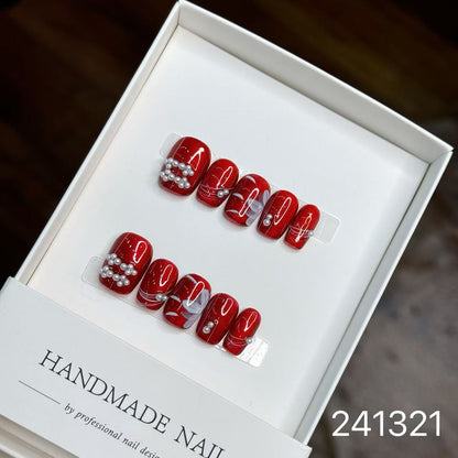 1029- Handmade press on nails fake nails removable