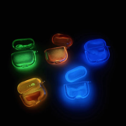 Glow in the Dark for Airpods 4 1 2 3 Pro 2 Case Protective Earphone Cover Luxury Headphone Case Luminous Quicksand